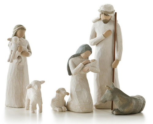 Willow tree nativity piece - tree, 6-piece